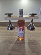 Personalised Wine & Glass Bottle Butler