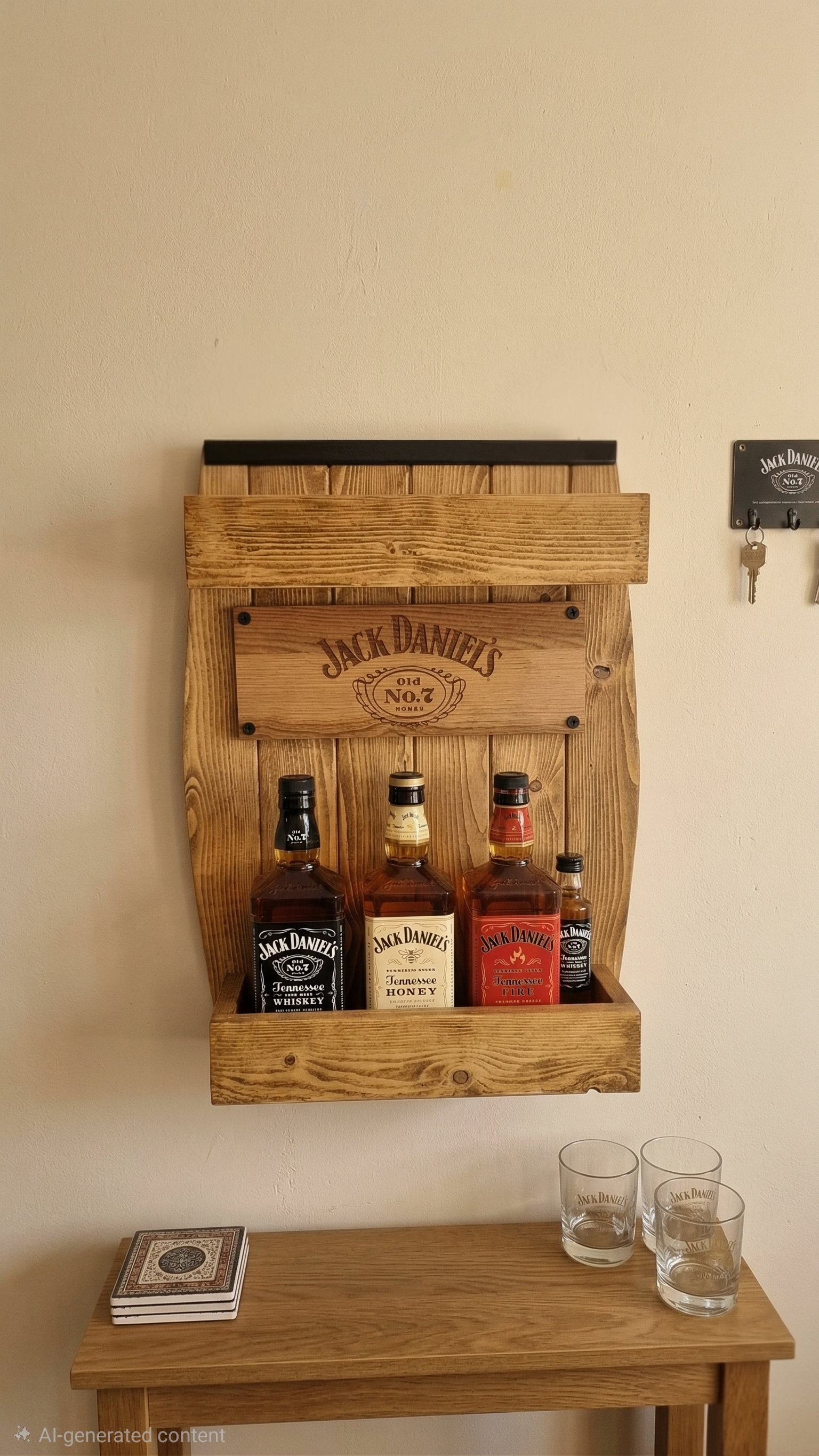 Jack Daniels Barrel Shelf