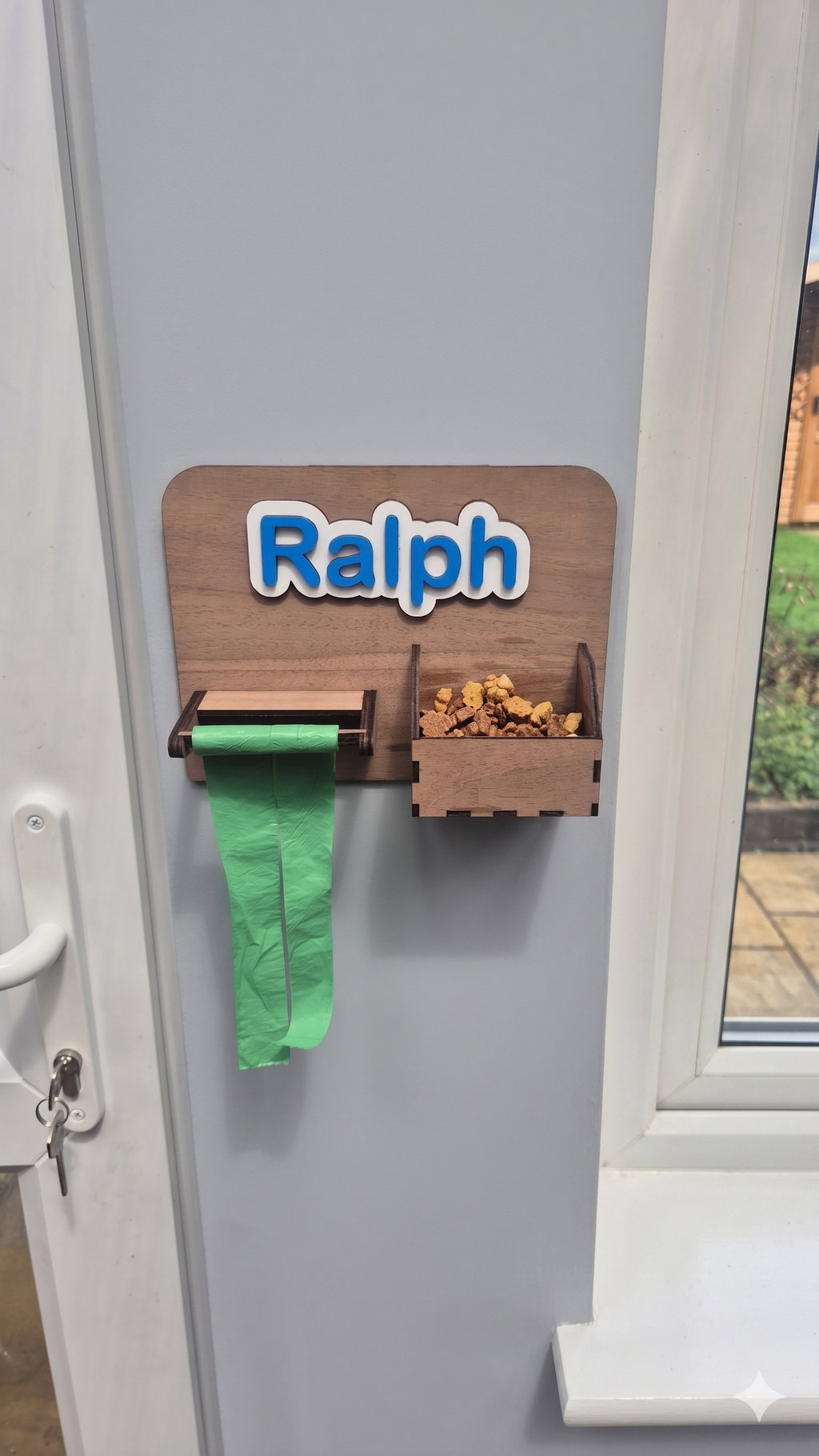 Named Dog Treat Holder