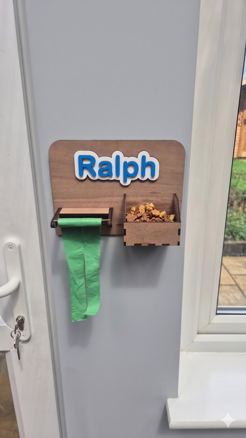 Named Dog Treat Holder