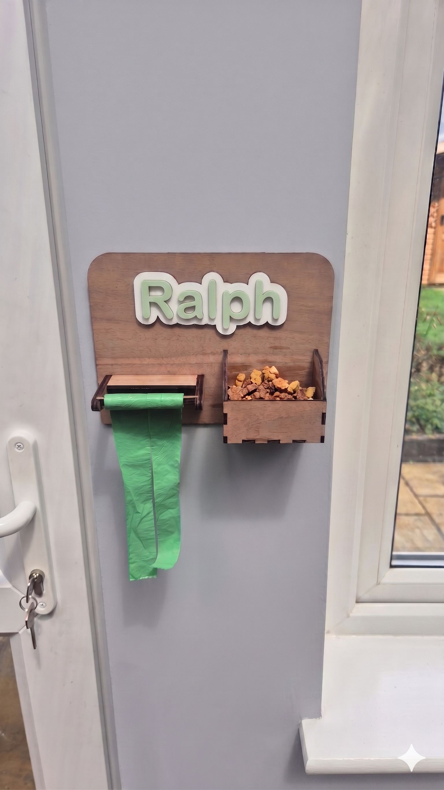Named Dog Treat Holder