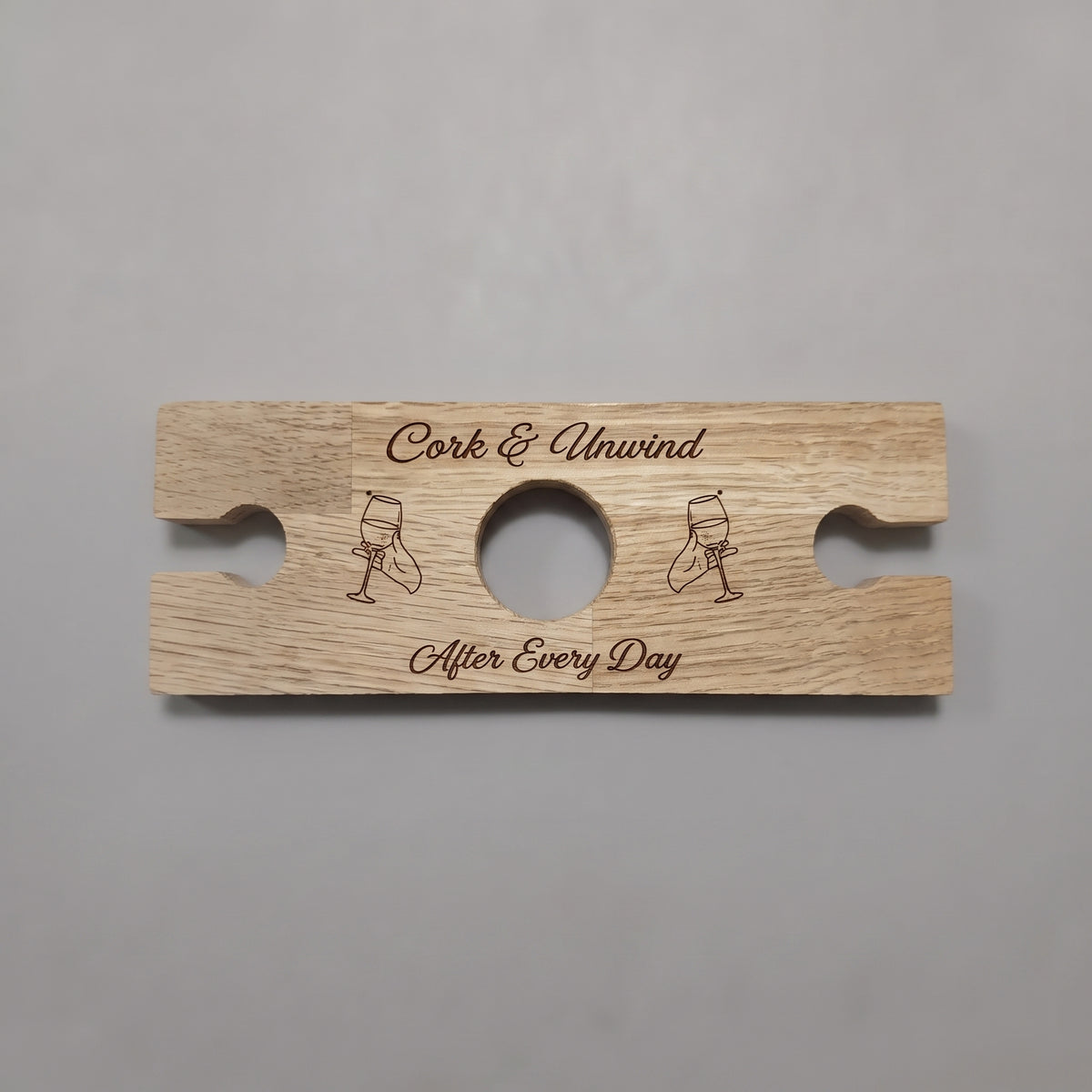 Personalised Wine & Glass Bottle Butler