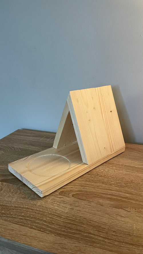 Bedside Book Stand with Cup Holder