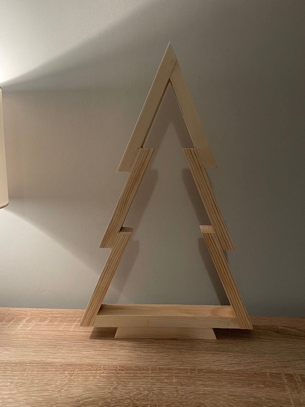 Wooden Christmas Tree Decor